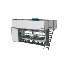 Линия для сбивки щитов боковин кабельных барабанов