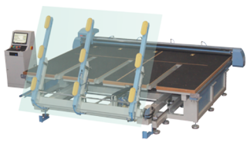 Автоматический стол LCKM для раскроя стекла